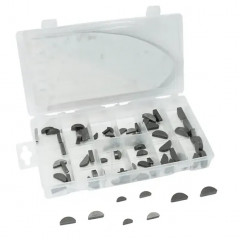 Assortiment clavettes 80 pièces demi-lune