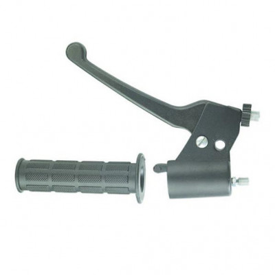 Poignée frein gauche adaptée avec starter pour cyclomoteur MBK Club 1988-1989