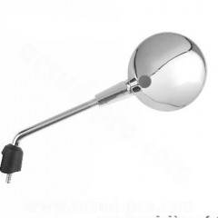 Rétroviseur gauche chrome adaptable 50-125 Piaggio Vespa Primavera 2013> (OEM : CM182101-CM261901)