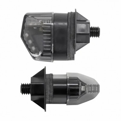 Paire de clignotants homologués à LED noir TNT Crispy pour Piaggio MP3 400 / 500cc