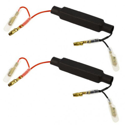 Paire résistances 10W 10 Ohms pour clignotants à LEDs