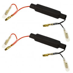 Paire résistances 10W 10 Ohms pour clignotants à LEDs