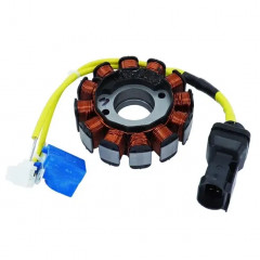 Stator allumage 12 poles 150w adaptable pour maxi scooter 125cc Piaggio X7 X8 X9 Liberty LX ET4 Vespa GTS Peugeot Looxor Aprilia Atlantic Gilera Nexus