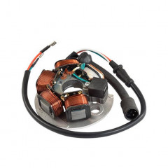 Stator allumage 5 pôles Piaggio 125cc sans batterie pour scooter Vespa PK (référence origine : 199495)