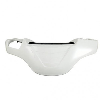 Couvre guidon blanc brillant adaptable MBK 50 Booster/Yamaha 50 BWS 2004+