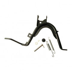 Béquille centrale adaptable noire 5ME-F7111-02 pour MBK 50 Nitro 1997-2012 et Yamaha 50 Aerox 1997-2012