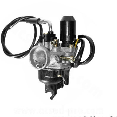Carburateur Dellorto PHVA Ø12 avec graissage et starter automatique réf 08330 pour scooter Piaggio 50 Typhoon, NRG, NTT après 1997