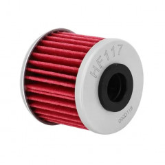 Filtre à huile Hiflofiltro HF117 38x36mm pour Honda 700 Integra 2012-2014 750 Integra 2014+ X ADV 2017+ 1000 Africa Twin 2016+