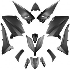 Kit carrosserie noir mat 14 pièces Yamaha TMAX 530cc 2015-2016