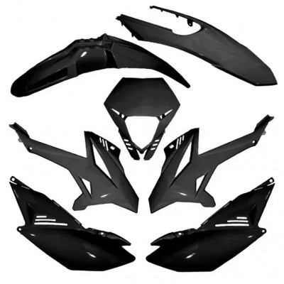 Kit carrosserie noir 7 pièces pour Beta 50 RR 2012-2022