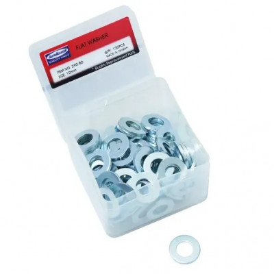 Rondelle plate acier 10mm (boîte de 100 pièces)