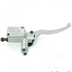 Maitre cylindre de frein droit argent Kymco 50 Agility City 2T Euro 2, Agility 16+ 2T Euro 2, Agility 16+ 4T Euro 4, 125 Agility City 4T Euro 4