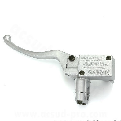 Maitre cylindre de frein gauche argent Kymco 50 Agility City 2T Euro 2, Agility 16+ 2T Euro 2, Agility 16+ 4T Euro 4, 125 Agility City 4T Euro 4