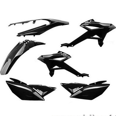 Kit carrosserie 6 pièces noir pour Beta 50 RR 2012-2020