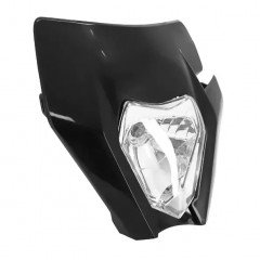 Plaque phare noir type KTM