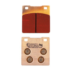 Plaquettes de frein adaptable AR FD0060TS pour Suzuki 600 GSF Bandit 1995-2004, 650 SV 1999-2002, 750 GSX F 1989-2006