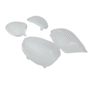 Cabochon de clignotant adaptable transparent AV+AR pour MBK Ovetto/Yamaha Neos (Blister de 4)