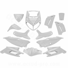 Kit carrosserie adaptable blanc (13 pièces) pour Peugeot Speedfight 2