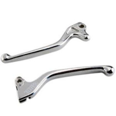 Paire de leviers de frein adaptable poli MBK 50 Booster 2004+, Stunt, Yamaha 50 BW'S 2004+