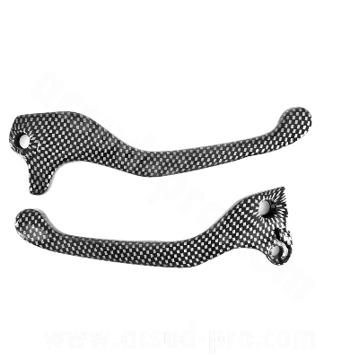 Leviers de frein adaptable carbone pour scooter Yamaha Next 99 / Rocket 99 (la paire)