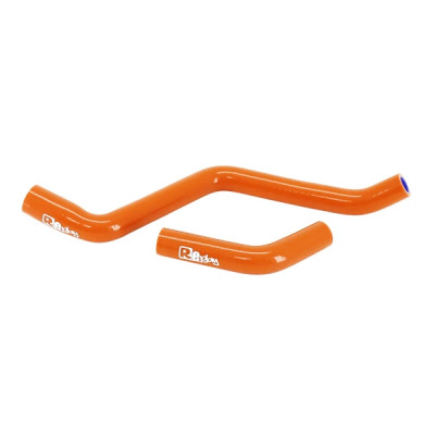 Durite de refroidissement d'eau MTKT orange pour Derbi 50 Senda, GPR-Aprilia 50 RS, RX-Gilera 50 SMT, RCR 2006+ Euro 3 (livré par 2)