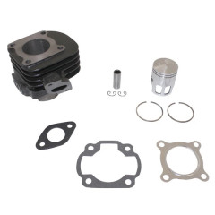 Kit cylindre piston Olympia fonte (axe de 12) pour CPI, Hussar, Oliver, Popcorn, Keeway F-Act, Focus, Goccia, Hurricane, Matrix, Pixel, RX8, RY8