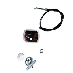 Compteur complet adaptable 120KM/H 17 pouces pour Peugeot 103 MVL avec démultiplicateur et câble L645mm