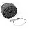 Bande thermique adaptable 2mm x 50mm x 3m pour pot d'échappement moto, scooter
