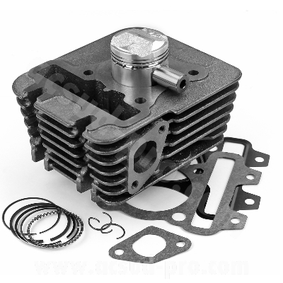 Kit cylindre adaptable fonte 39mm Ø pour Piaggio 50cc 4T FLY / VESPA LX / S / SPRINT / PRIMAVERA
