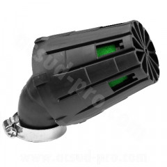 Filtre à air Carenzi Ø28/35mm 45° ajustable pour 50 à boite/scooter/quad/moto/mobylette