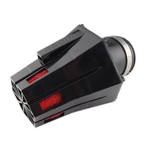 Filtre à air adaptable Ø28/35mm coude 30° mousse rouge pour scooter, quad, moto, mobylette