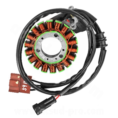 Stator allumage adaptable OEM 58108R compatible Piaggio 400/500cc, Aprilia 400/500cc