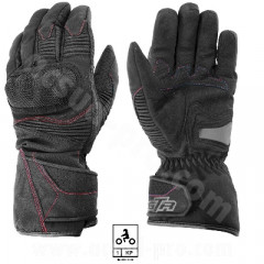 Gants hiver GTR waterproof coques black S pour scooter, moto, quad, cyclomoteur