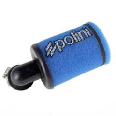 Filtre à air Polini mousse long D.38 coude 90° (PHBG)
