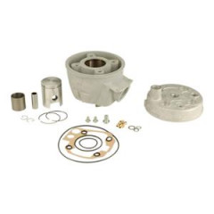 Kit haut moteur Doppler alu Doppler Vortex piston bi-segments adaptable Minarelli AM6 Aprilia RS RX 50 Malaguti XSM XTM Peugeot XP6 XPS Yamaha TZR