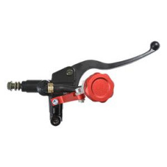 Maître cylindre de frein Tun'r universel avec réservoir séparé et bouchon rouge pour scooter