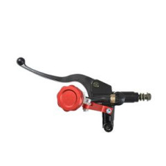 Maître cylindre de frein Tun'r gauche avec réservoir séparé et bouchon rouge pour scooter