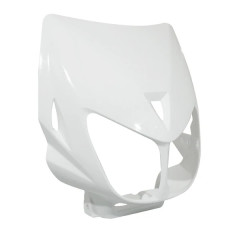 Plaque phare adaptable blanc brillant 50 A pour Derbi Senda 1994-2010