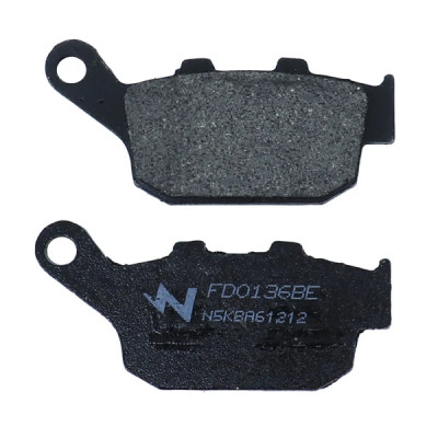 Plaquettes de frein adaptable FD0136BE AR pour Triumph 675 Street Triple 2008-2012 et Honda 750 XRV Africa Twin 1990-2003