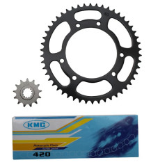Kit chaine adaptable 420 13x50 MBK 50 X-Limit après 2004
