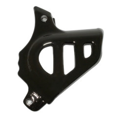 Cache pignon adaptable noir pour moteur 50 à boîte Minarelli AM6, compatible avec MBK 50 X-Power, Yamaha 50 TZR, Peugeot 50 XPS, Rieju 50 RS1, Beta 50 RR, Aprilia 50 RS