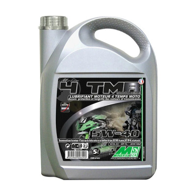 Huile moteur 4 temps Minerva Oil 5W40 100% synthèse (5L)