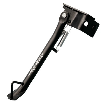 Béquille latérale Buzzetti noire adaptable pour MBK 50 Booster NG, Rocket 1999+ et Yamaha 50 BWS Bump, Spy 1999+