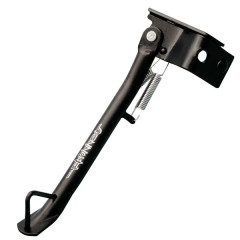 Béquille latérale Buzzetti noire adaptable pour MBK 50 Booster NG, Rocket 1999+ et Yamaha 50 BWS Bump, Spy 1999+