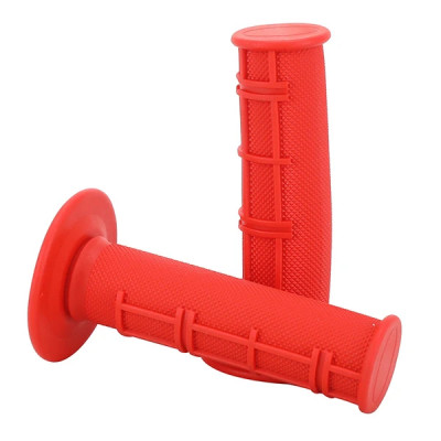 Revêtement poignée adaptable MX2 rouge 115mm closed end (paire)
