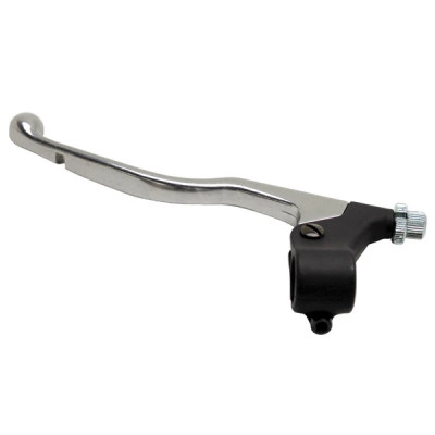 Poignée d'embrayage adaptable noire poli pour Aprilia RS 50 (1998-2005)