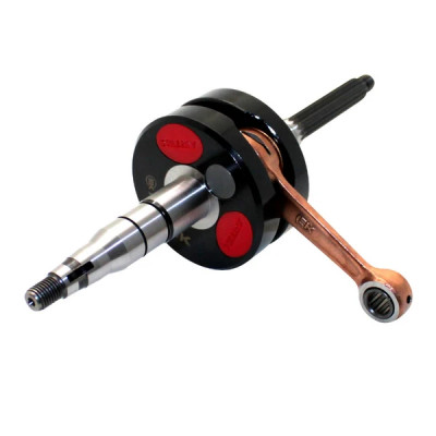 Vilebrequin Artek K1 pour MBK 50 Nitro, Ovetto 2T, Yamaha 50 Aerox, Neos 2T, Jog-Aprilia 50 SR, Malaguti 50 F12