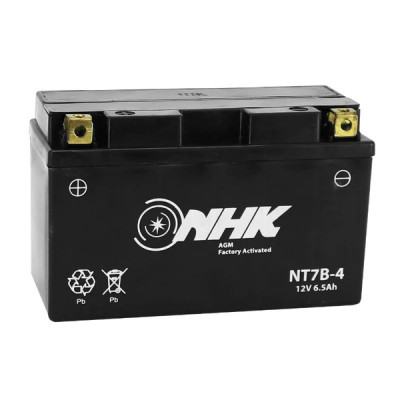 Batterie 12V adaptable 6,5Ah NT7B-4 sans entretien
