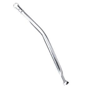 Barre de renfort adaptable chromée coudée pour cadre MBK 51