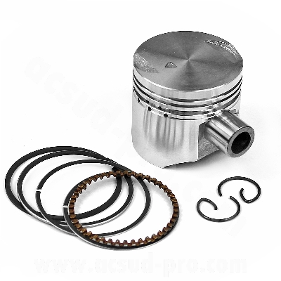 Piston scooter adaptable Ø39mm moteur 2 soupapes Piaggio 50cc 4T Zip / Fly / Liberty / Vespa ET4